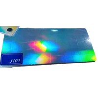 high temperature 160C PET holographic coating film for glitter powder for bag,shoe etc